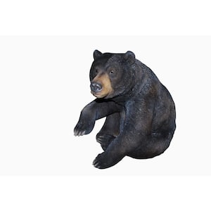 Black Bear Sitting Statue