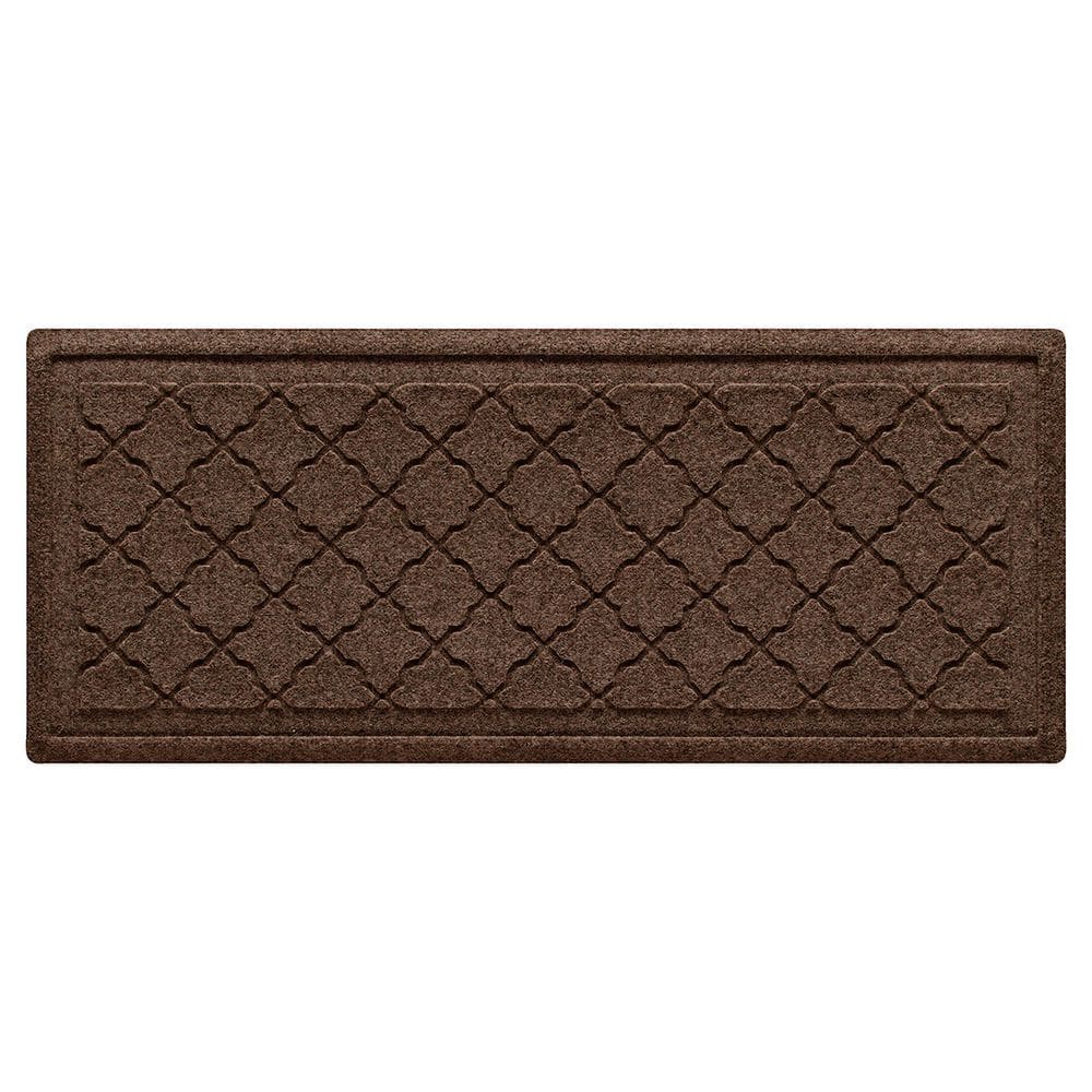 Waterhog Cordova 15 in. x 36 in. PET Polyester Indoor Outdoor Boot Tray Dark Brown price history on PriceWatchPro