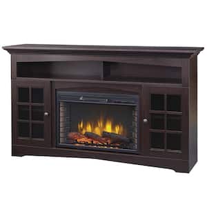Huntley 59 in. Freestanding Electric Fireplace TV Stand in Espresso