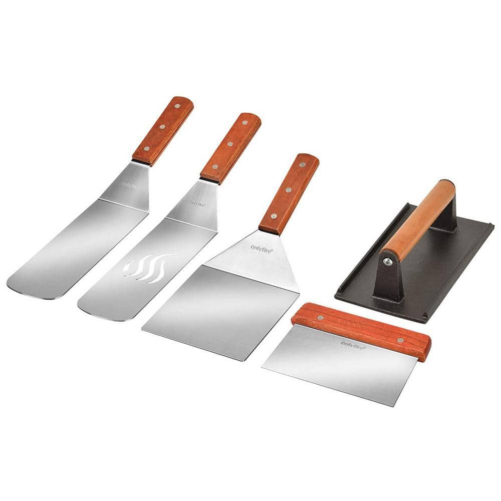Flat Top Grill Griddle Tool Kit Cooking Accessory Grilling Set