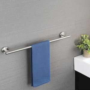 30 in. Wall Mounted Towel Bar in Stainless Steel Brushed Nickel