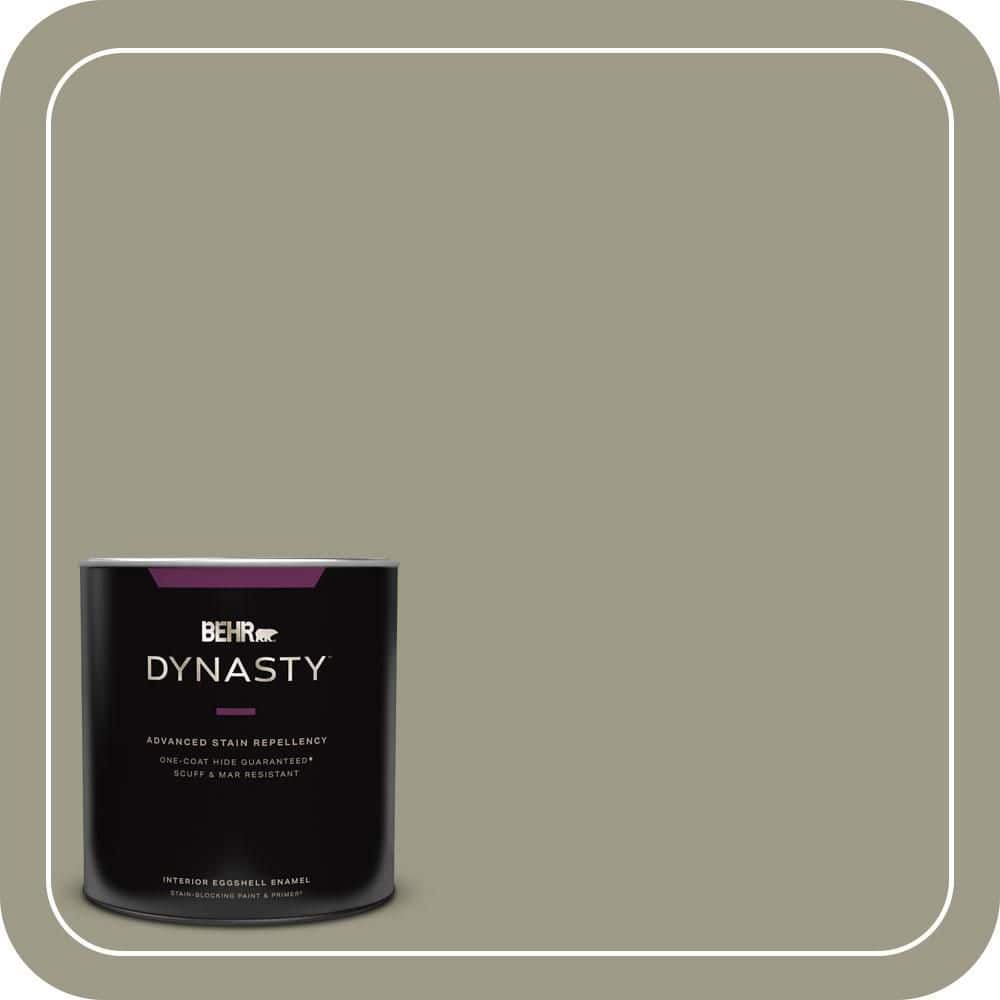 1 qt. #MQ6-26 Milk Thistle One-Coat Hide Eggshell Enamel Interior Stain-Blocking Paint and Primer price history on PriceWatchPro