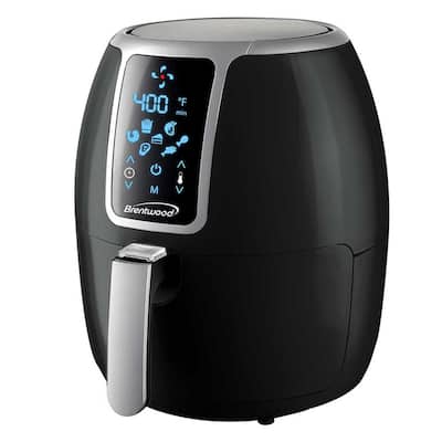 Fritaire Fritaire, Self-Cleaning Glass Bowl Air Fryer, 5 qt., 6 Functions, BPA  Free, Rotisserie/Tumbler, Orange Fritaire-01-OR - The Home Depot