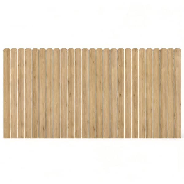 JAXPETY 9/16 in. x 5-1/2 in. x 6 ft. Fir Dog Ear Wood Fence Picket