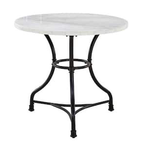 Claire White Marble Cafe Table