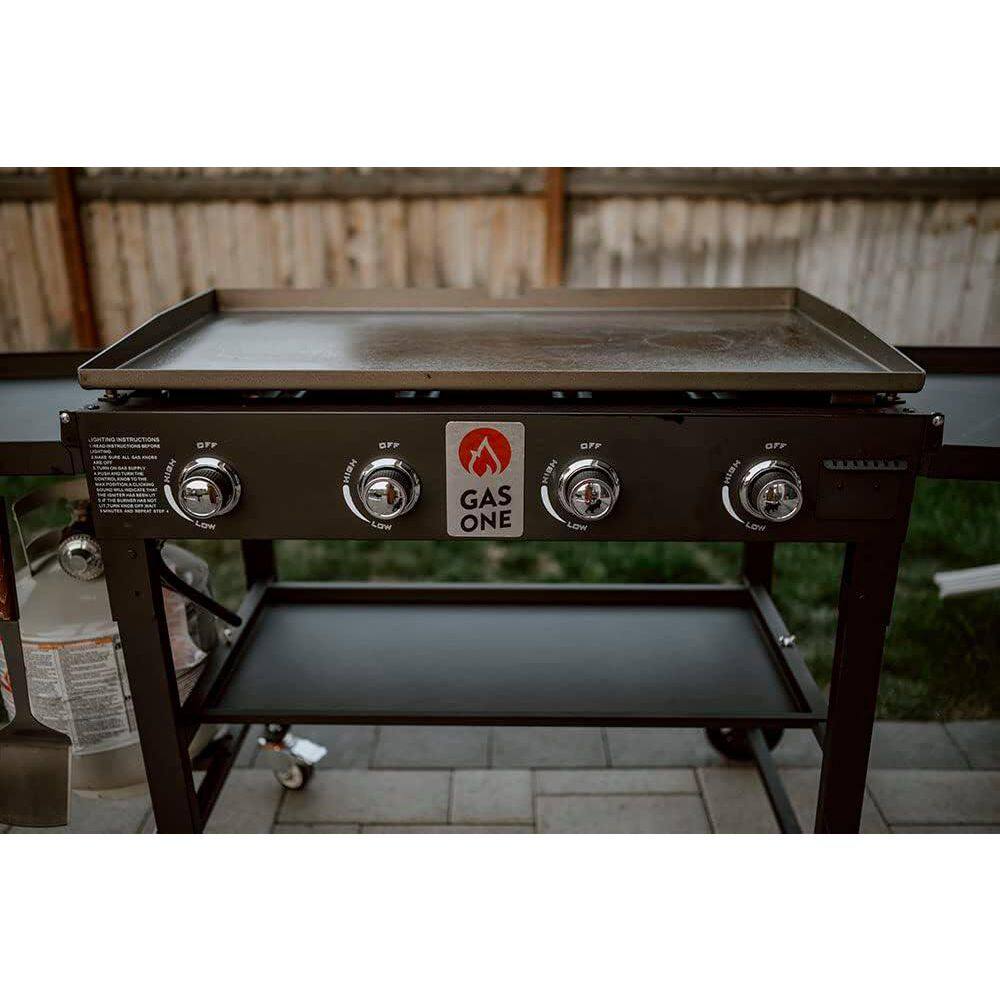 36-Inch Black Propane Gas Foldable Griddle Cooking Station