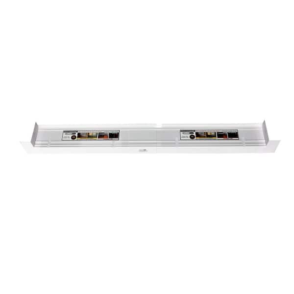 SureSill 4-9/16 in. x 78 in. White PVC Sloped Sill Pan for Door and Window Installation and Flashing (Complete Pack)