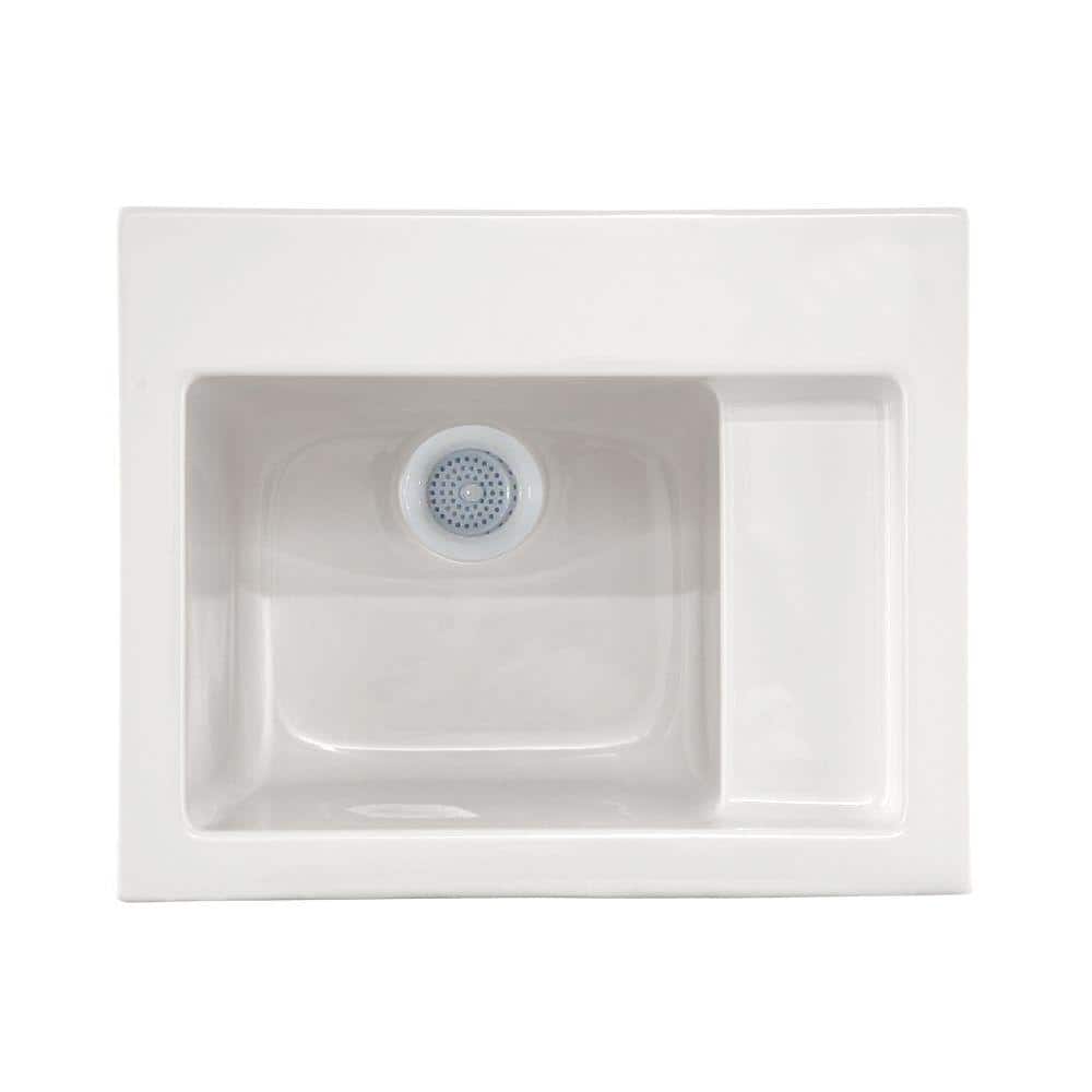 Pet Spa II 21 in. x 11.25 in. x 14 in. Acrylic Square Drop-in Laundry Tub in White price history on PriceWatchPro