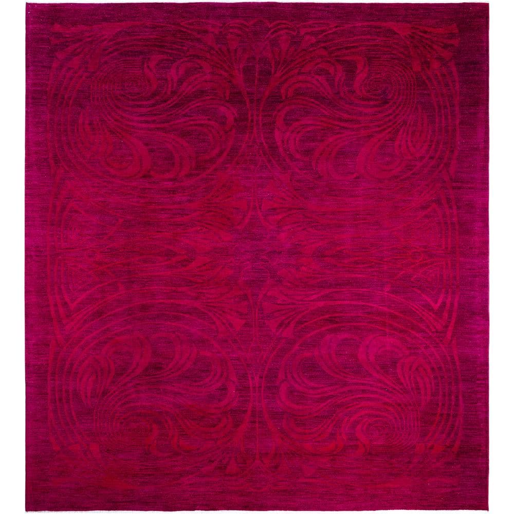 Fine Vibrance Pink 9 X 12 Hand-Knotted Wool Indoor Area Rug price history on PriceWatchPro
