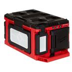 M18 18-Volt Lithium-Ion Cordless PACKOUT 3000 Lumens LED Light with Built-In Charger
