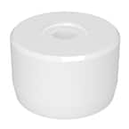 1-1/4 in. Furniture Grade PVC Caster Pipe Cap in White (4-Pack)