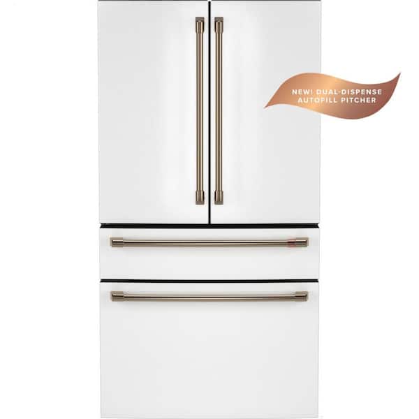 PGE29BYTFS by GE Appliances - GE Profile™ Series ENERGY STAR® 28.7 Cu. Ft.  Smart Fingerprint Resistant 4-Door French-Door Refrigerator With  Dual-Dispense AutoFill Pitcher