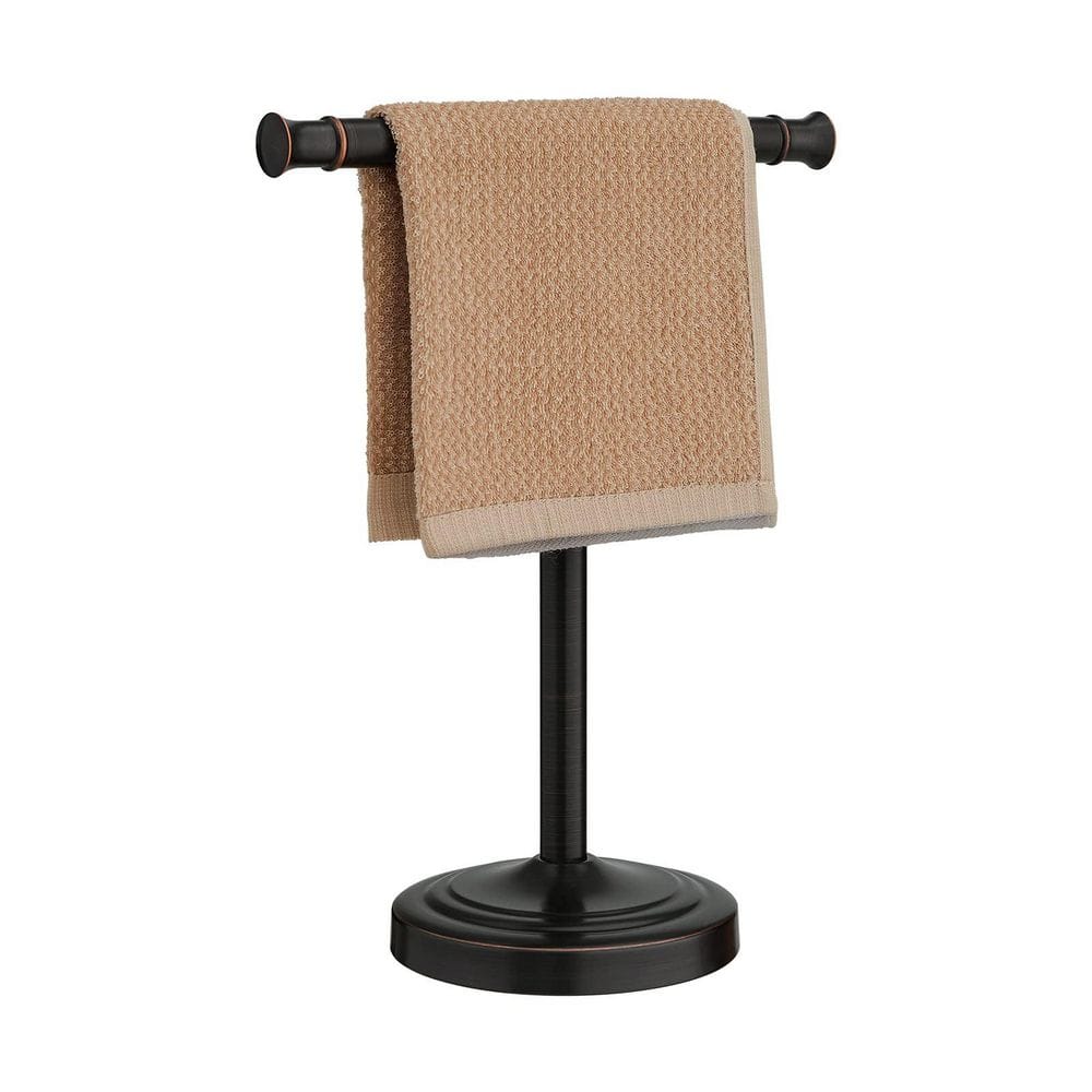 1-Towel Holder Freestanding Bath Accessory, T-Shape Towel Rack Free-Standing Stainless-Steel Towel Bar, in Bronze price history on PriceWatchPro