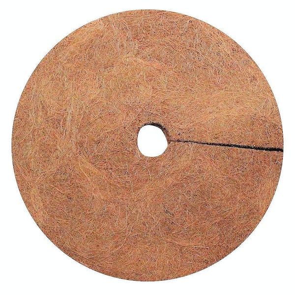 Envelor 0.3 in. x 24 in. Coconut Fibers Mulch Tree Ring Protector Mat (3-pack)