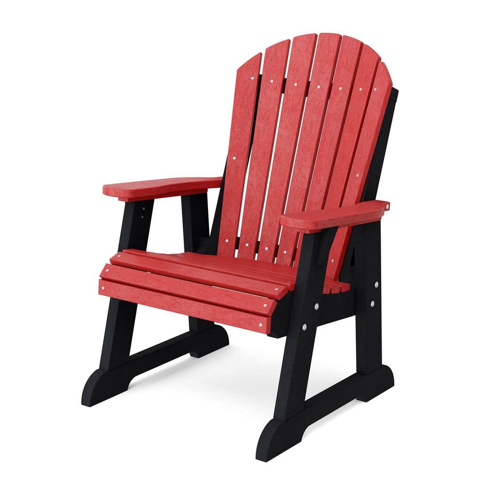 Heritage Cardinal Red and Black Plastic Outdoor High Fan Back Chair price history on PriceWatchPro