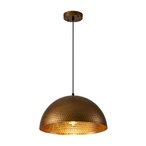RRTYO Jan 15.7 in. 1-Light Industrial Antique Gold Oversized