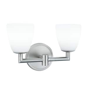 Chancellor 2-Light Brush Nickel LED Wall Sconce
