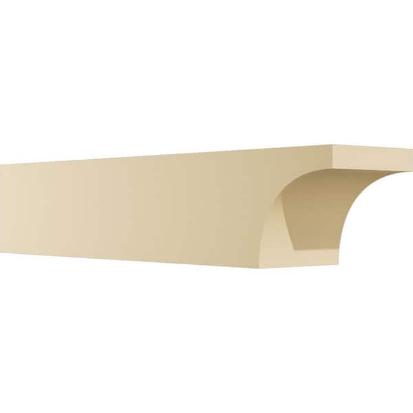 Ekena Millwork Standard Huntington 6 in. W x 6 in. H x 30 in. D Signature Urethane Rafter Tail Outlooker
