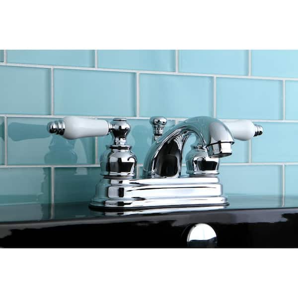 Antique Brass 4" Centerset Bathroom Two Holes Basin Faucet Sink Tap Enf259 