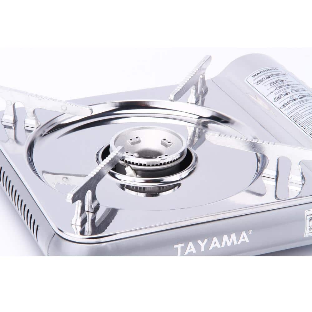 8000 BTU Stainless Steel Butane Gas Single Burner Stove