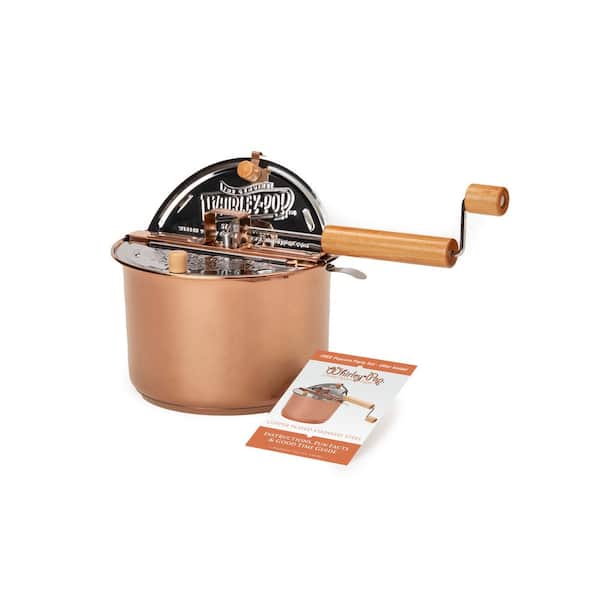 Williams Sonoma OPEN BOX: Whirley Pop Copper Plated Stainless