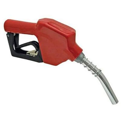 99000246 3/4 in. Connection Automatic Shut Off Fuel Pump Nozzle, Red