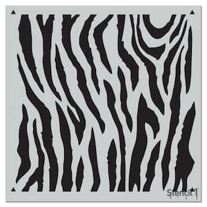 Zebra Repeat Pattern Stencil