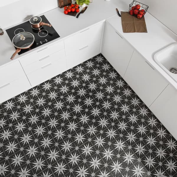 Ursino Star Carrara 7-7/8 in. x 7-7/8 in. Porcelain Floor and Wall Tile (6.75 sq. ft./Case)