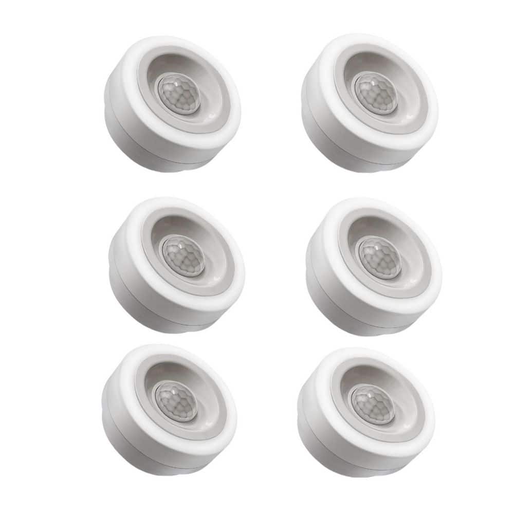 6-Pack 0.6-Watt Plug-In Motion Sensor Night Light, White, 3000K LED, Non-Dimmable price history on PriceWatchPro