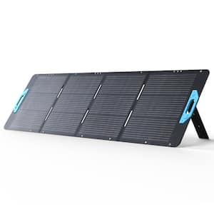 200-Watt Monocrystalline Portable Solar Panel for Power Station/Generator, IP67 Waterproof, 4-Angel Adjustable