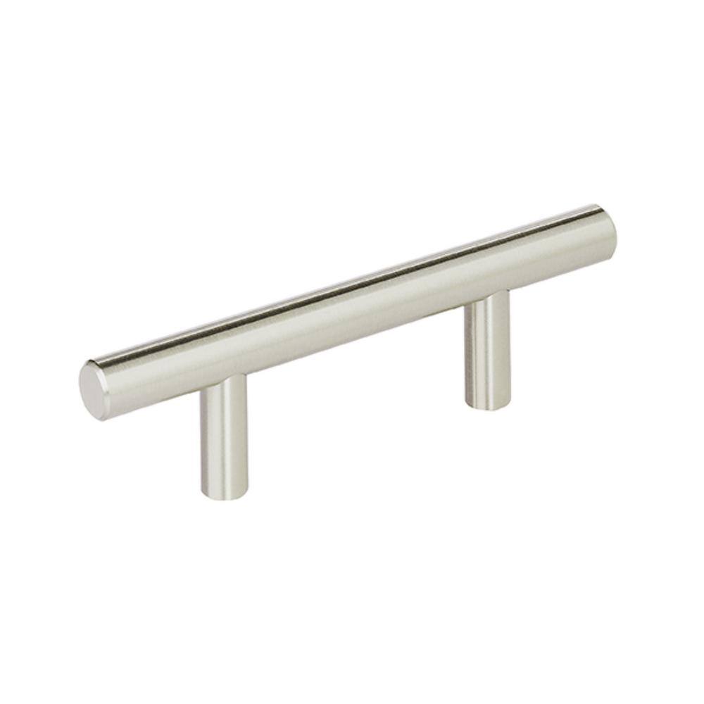 Bar Pulls 2-1/2 in. (64mm) Modern Sterling Nickel Bar Cabinet Pull (10-Pack) price history on PriceWatchPro