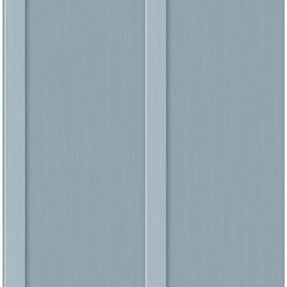 Blue Stream Faux Board and Batten Peel and Stick Wallpaper