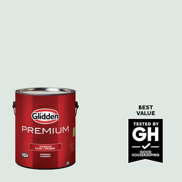 Glidden Premium 1 gal. PPG1136-2 Rainsong Flat Interior Paint