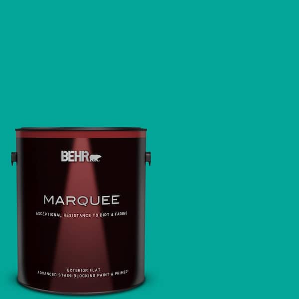 BEHR MARQUEE 1 gal. Home Decorators Collection #HDC-MD-22 Tropical Sea Flat Exterior Paint & Primer