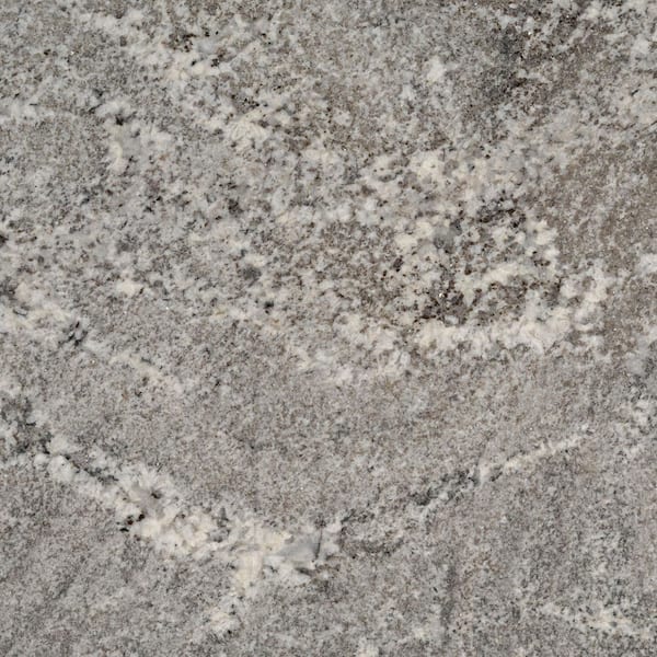 3 in. x 3 in. Granite Countertop Sample in Silver Falls