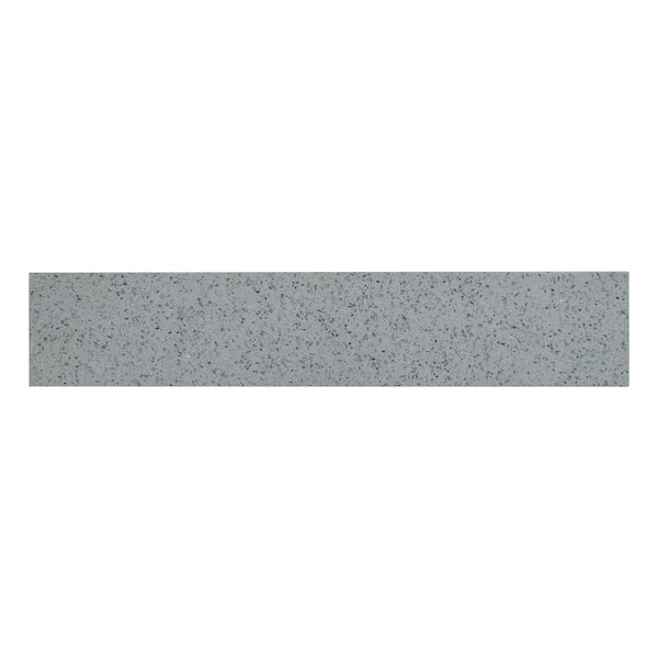 A&A Surfaces 21 in. Engineered Marble Vanity Sidesplash in Sparkling Gray