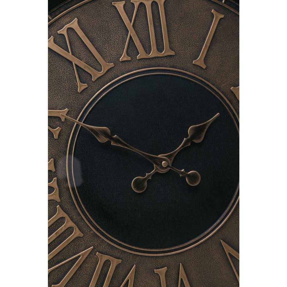 Kiera Grace 23" Antique Bronze Oversized Wall Clock