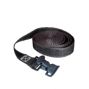8 Ft X 1 1 4 In Nylon Cam Buckle Lashing Straps 2 Pack 152220 The Home Depot