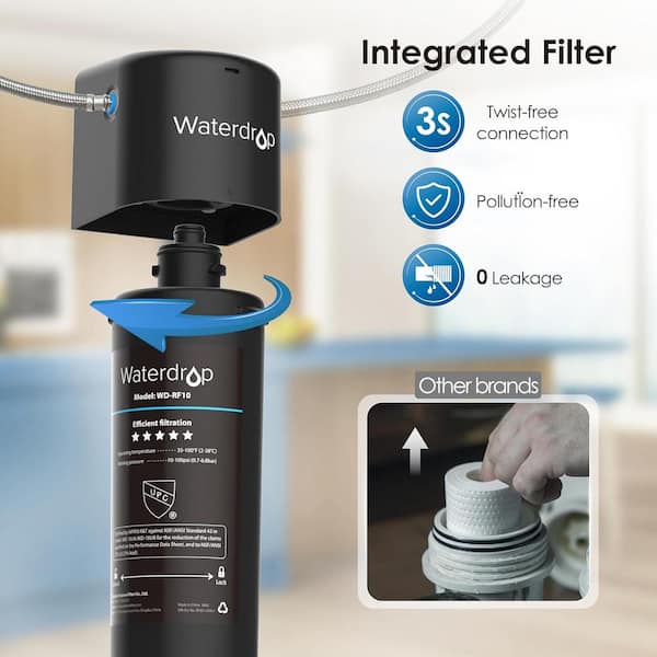 Lukvuzo Water Filtration System Under Sink Water Filter NSF