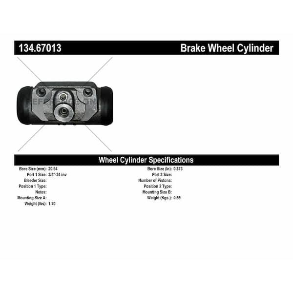 Centric Parts Drum Brake Wheel Cylinder 1995-1996 Dodge Dakota