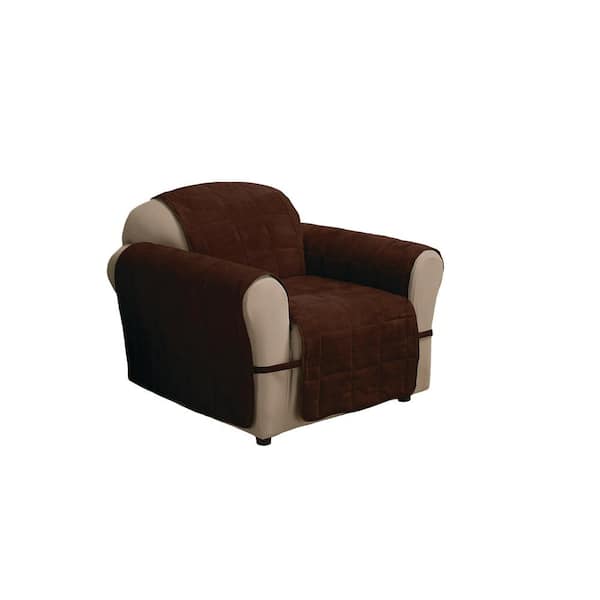 Innovative Textile Solutions Chocolate Ultimate Faux Suede Chair Protector