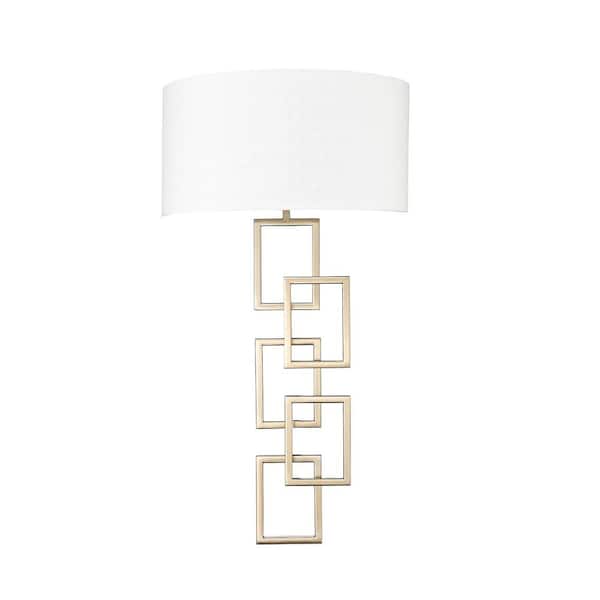 Millennium Lighting Rylee 13.62 in. 2-Light Modern Gold Sconce