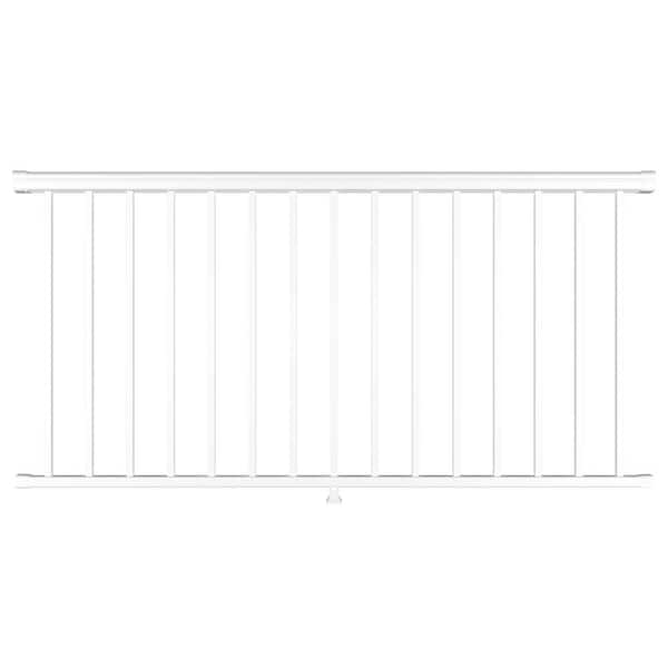 Pegatha Plus 6 ft. x 36 in. White Fine Textured Aluminum Level Rail Kit