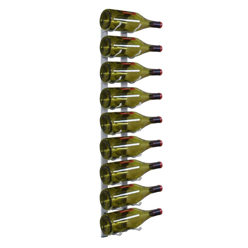 9-Bottle Stainless Epic Metal Wine Rack