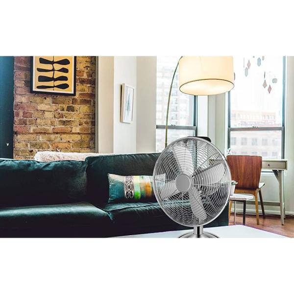 12 in. 3-Speed High Velocity All Metal Tilting Floor Fan 98596352M - The  Home Depot