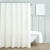 Laura Ashley Annabella White Cotton 72in. X 72in. Shower Curtain ...