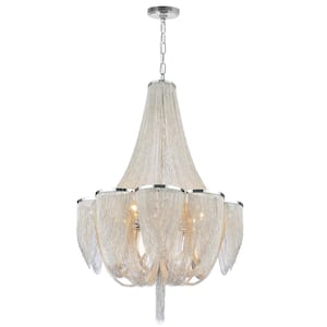 Taylor 18 Light Down Chandelier With Chrome Finish