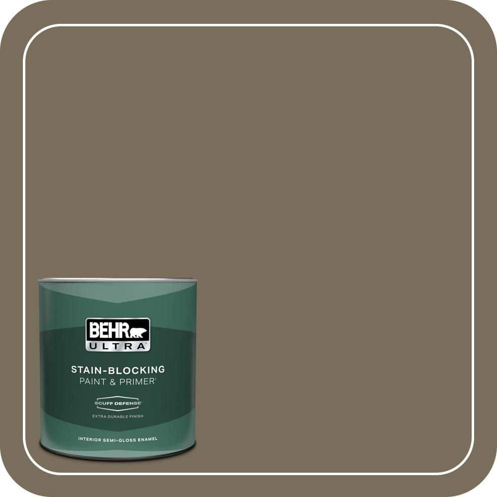 1 qt. #730D-6 Coconut Husk Extra Durable Semi-Gloss Enamel Interior Paint & Primer price history on PriceWatchPro