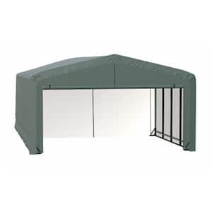 Sheltertube 20 ft. x 32 ft. x 12 ft. Green Garage