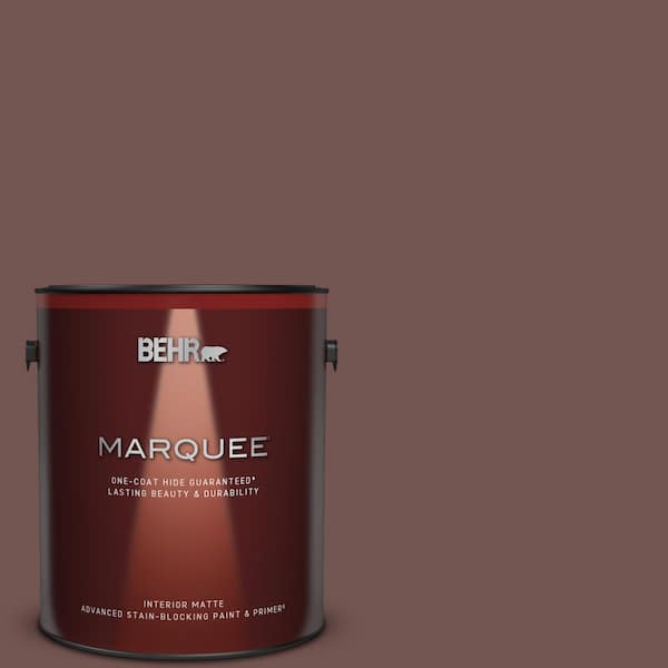 BEHR MARQUEE 1 gal. #MQ1-53 Rosy Sandstone One-Coat Hide Matte Interior Paint & Primer